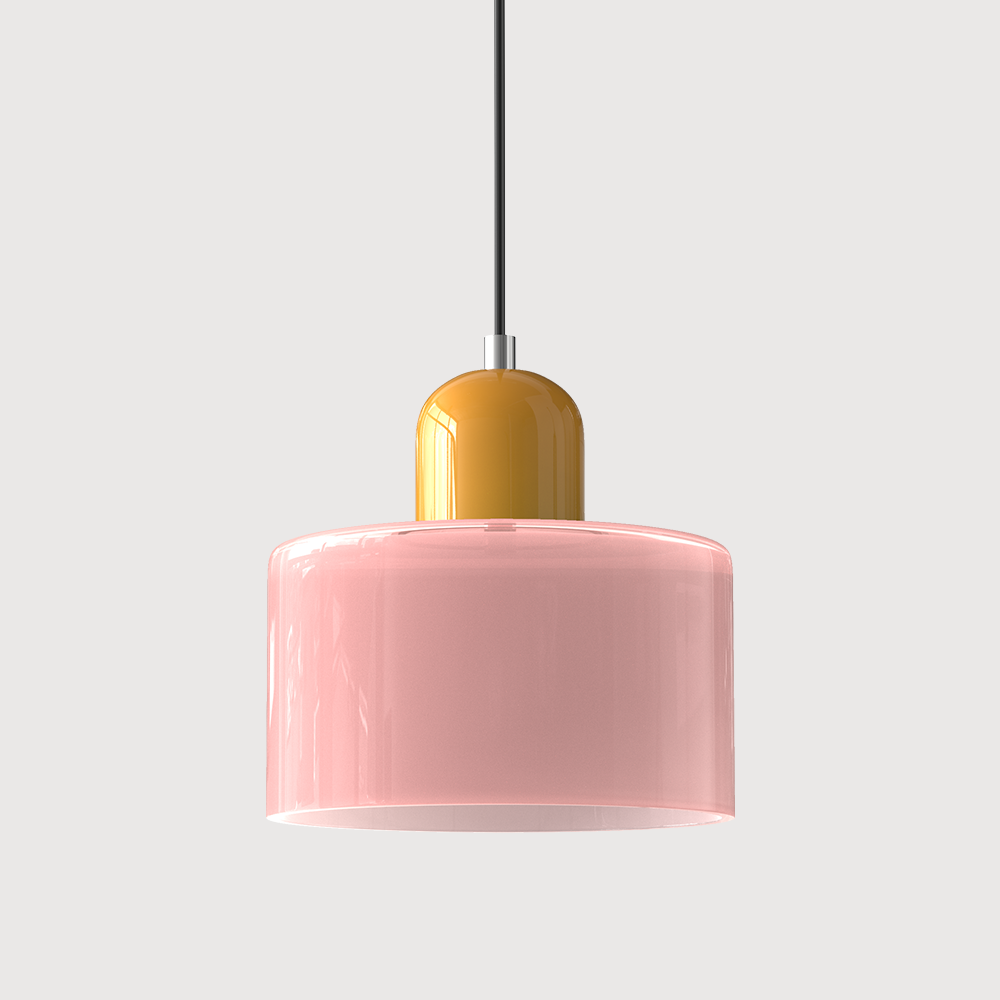 Bauhaus Small Glass Art Pendant Light