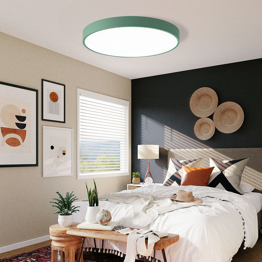 Circular Modern LED Flush Mount Ceiling Light