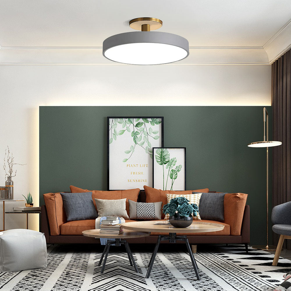 Minimalist Round Flush Mount LED Ceiling Light