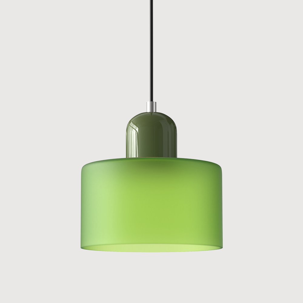 Bauhaus Small Glass Art Pendant Light