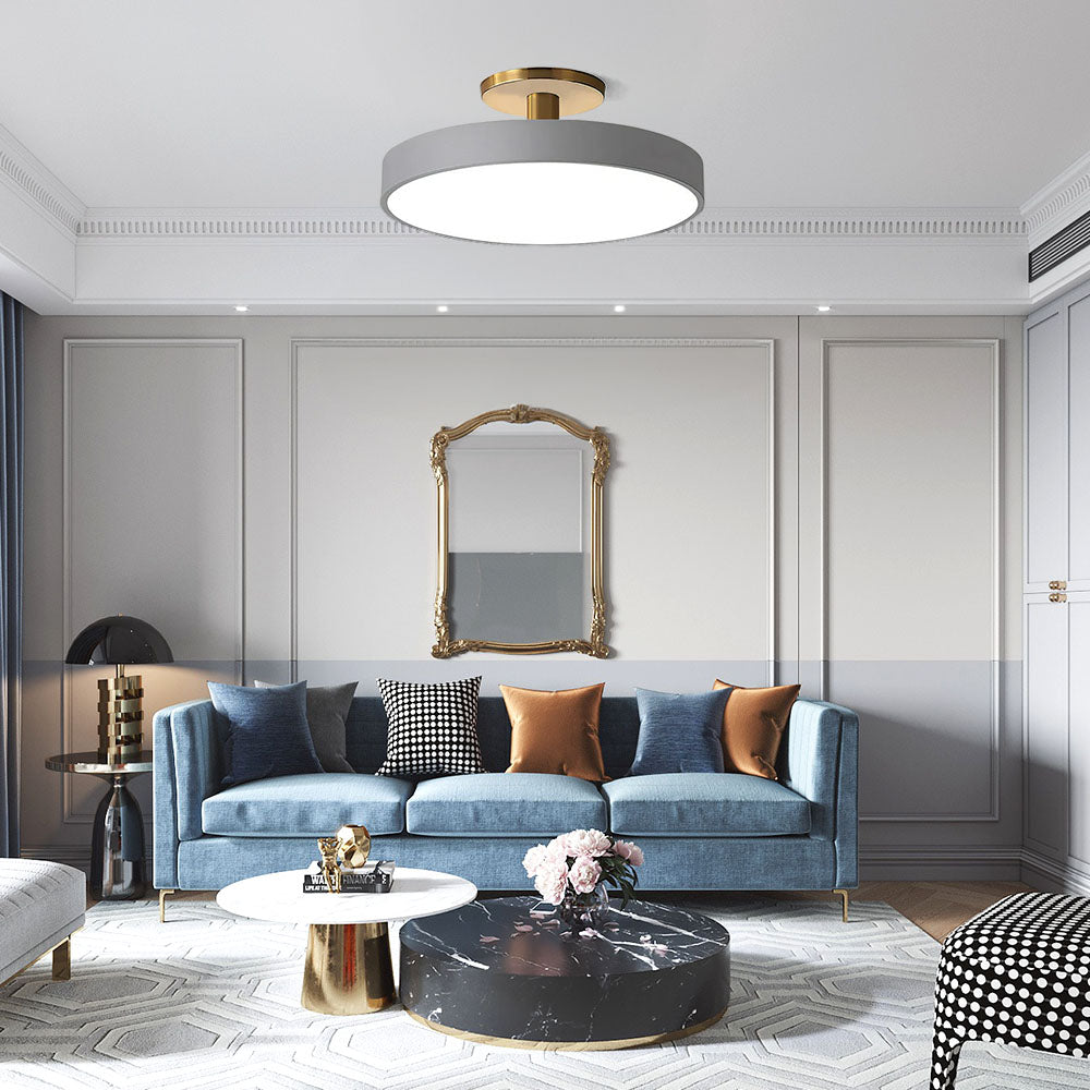 Minimalist Round Flush Mount LED Ceiling Light