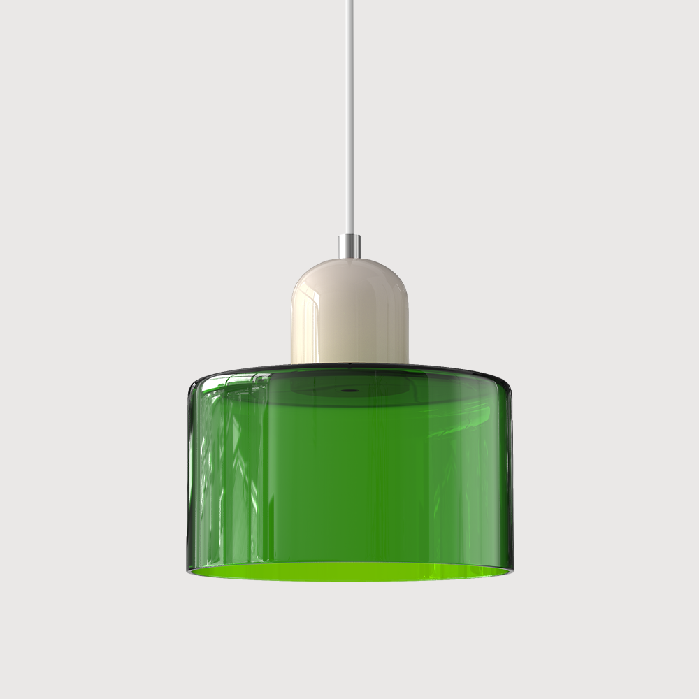 Bauhaus Small Glass Art Pendant Light