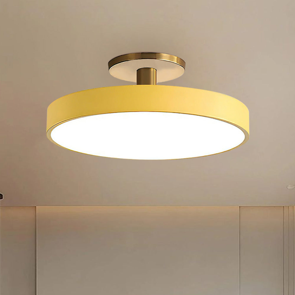 Minimalist Round Flush Mount LED Ceiling Light