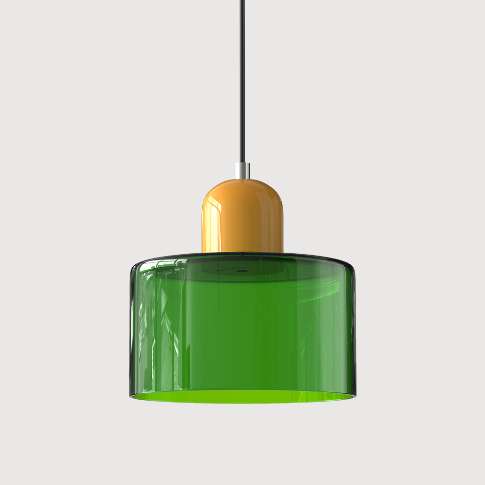 Bauhaus Small Glass Art Pendant Light