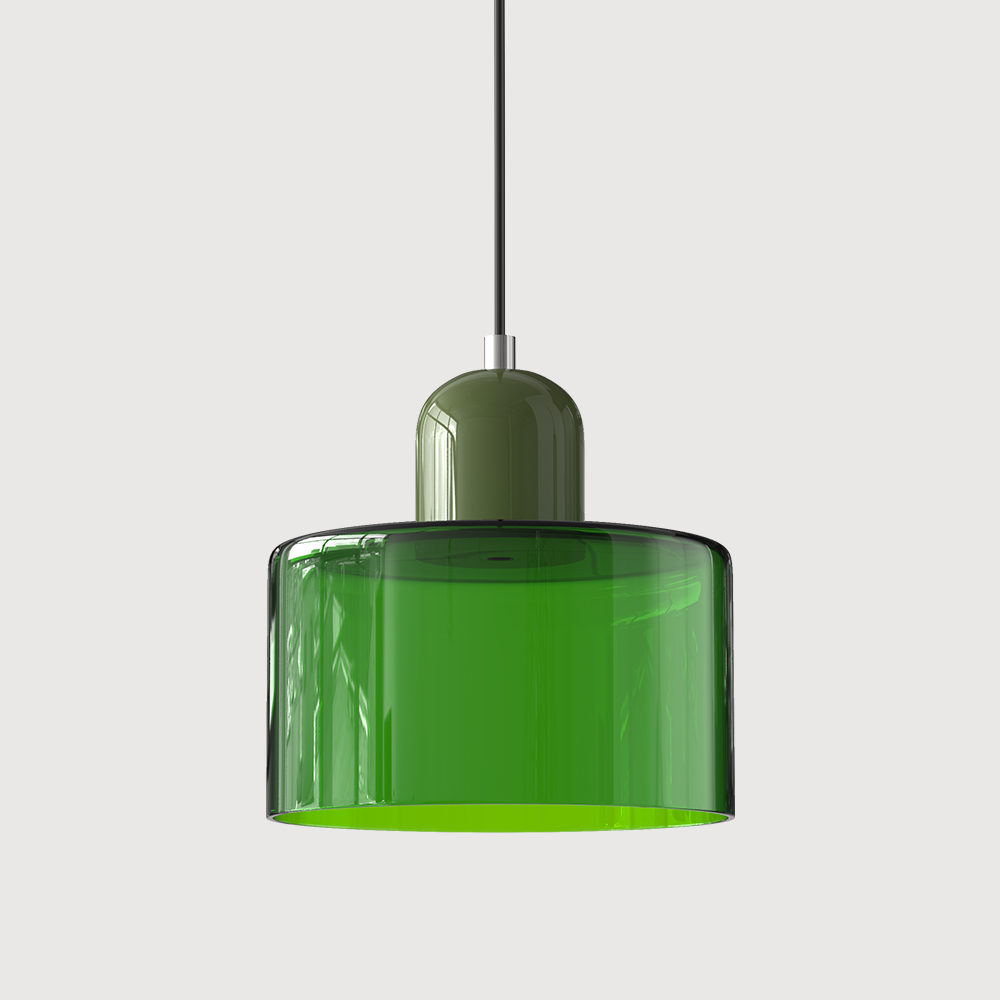 Bauhaus Small Glass Art Pendant Light