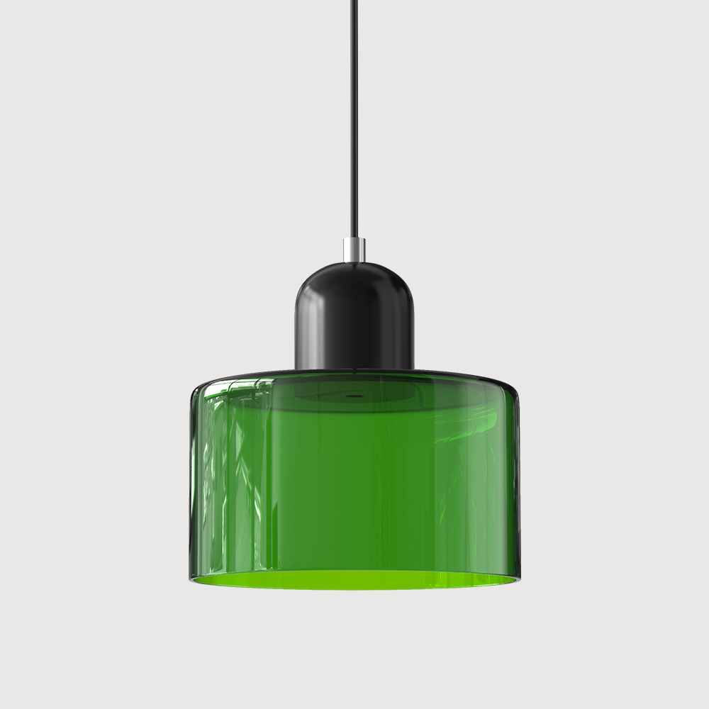 Bauhaus Small Glass Art Pendant Light
