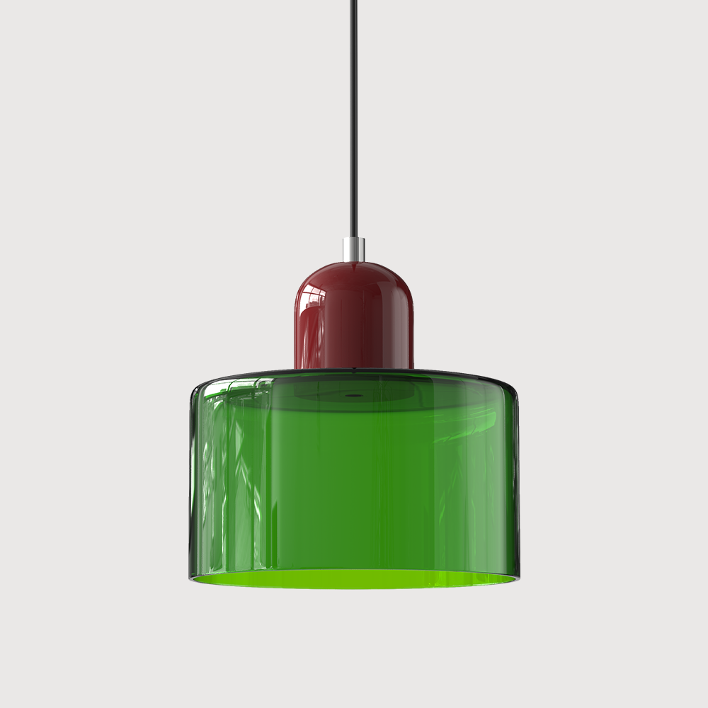 Bauhaus Small Glass Art Pendant Light