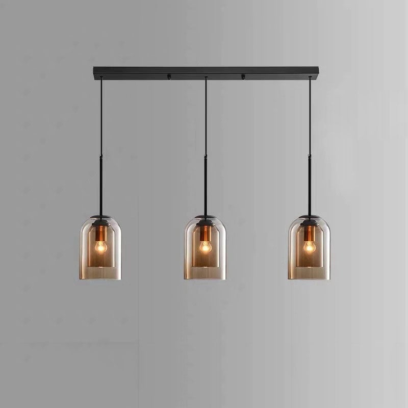 Double Layer Minimalist Small Pendant Light For Dining Room