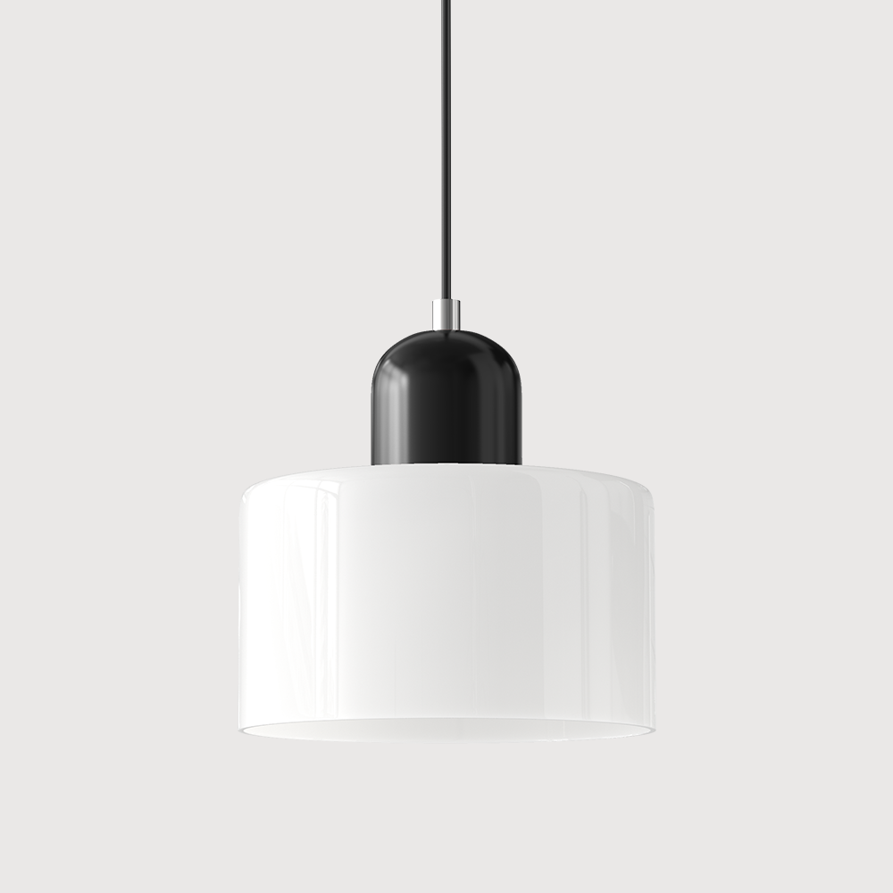 Bauhaus Small Glass Art Pendant Light