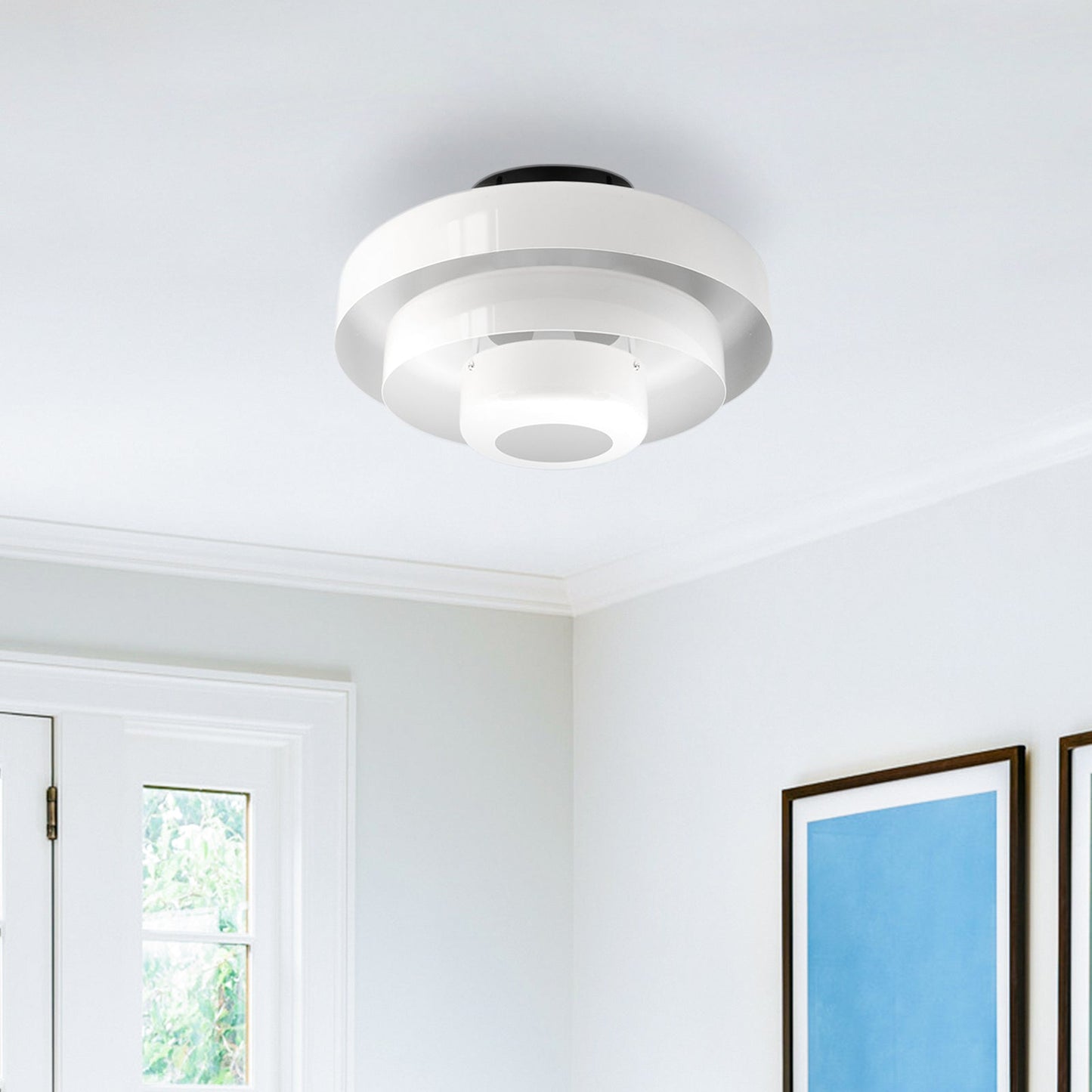 Iron Mid-Century Ceiling Lights