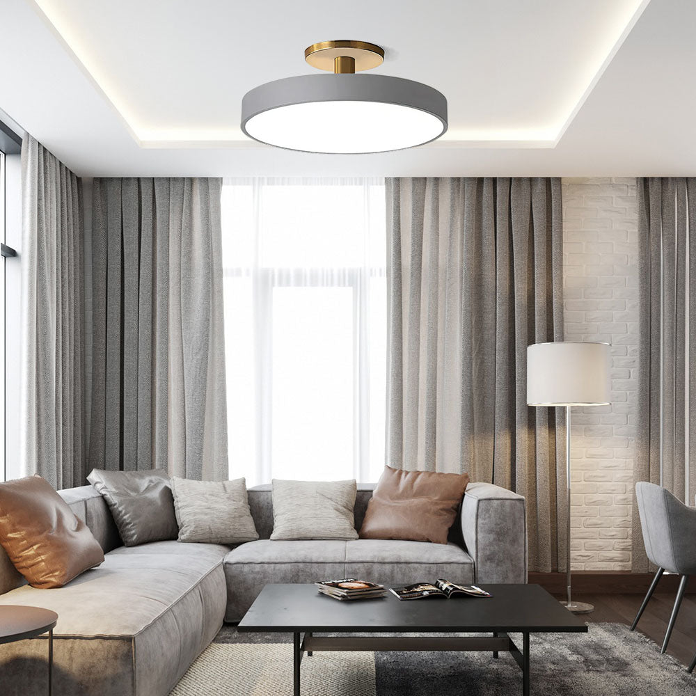 Minimalist Round Flush Mount LED Ceiling Light