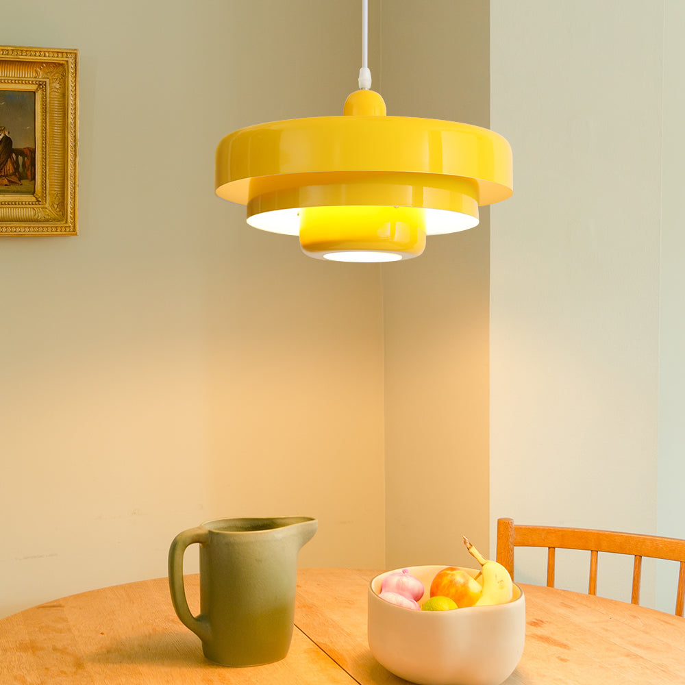 Mid Century Bauhaus Iron Pendant Lamp