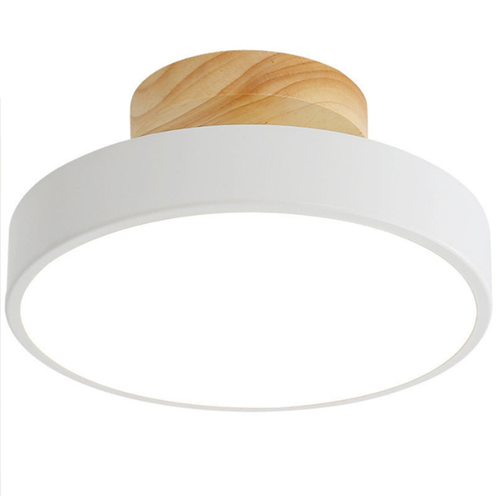 Modern Colorful Semi Flush LED Ceiling Light