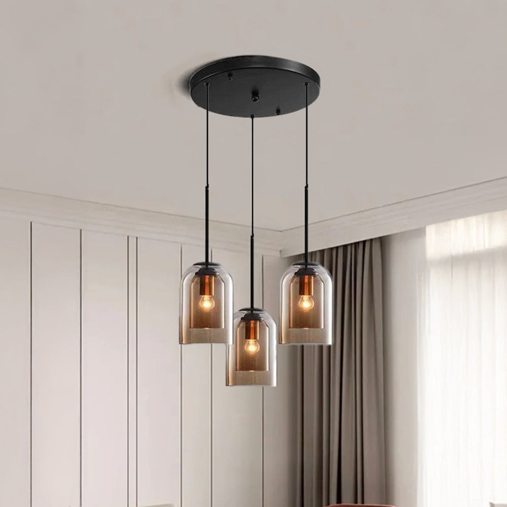 Double Layer Minimalist Small Pendant Light For Dining Room