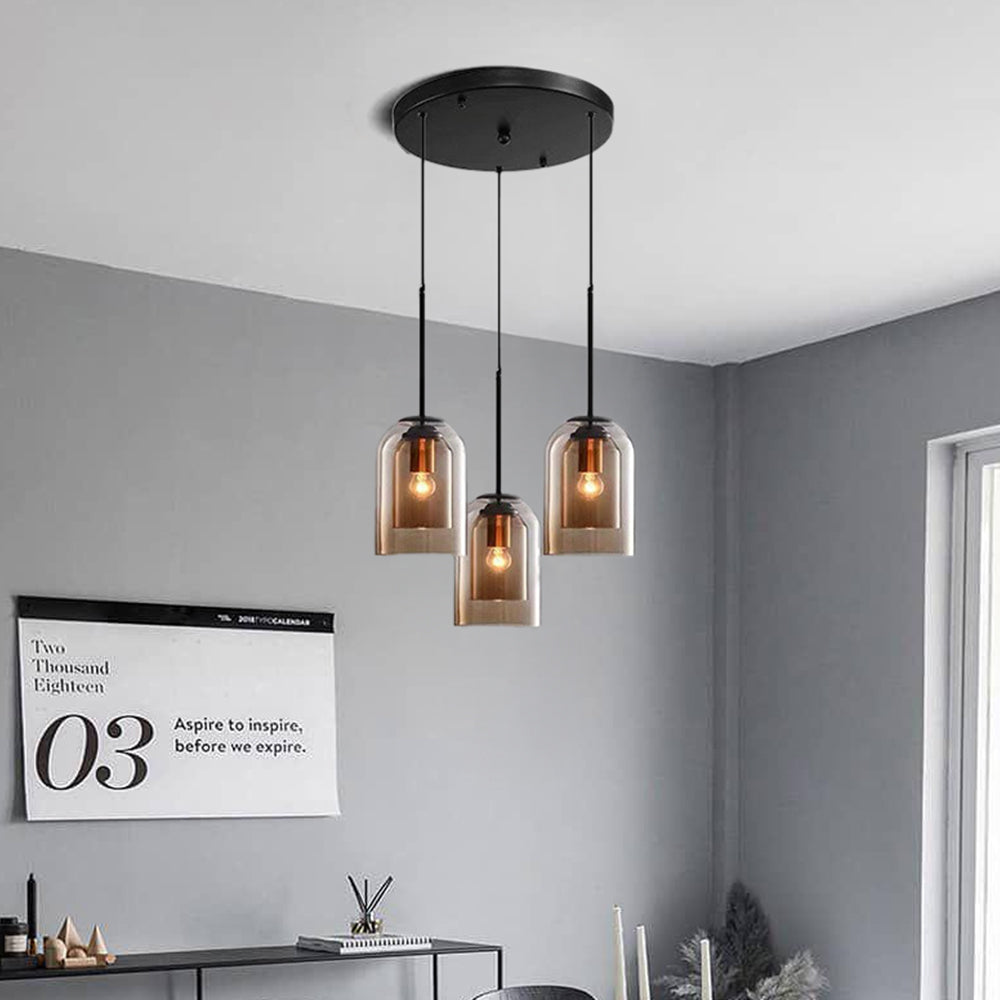 Double Layer Minimalist Small Pendant Light For Dining Room