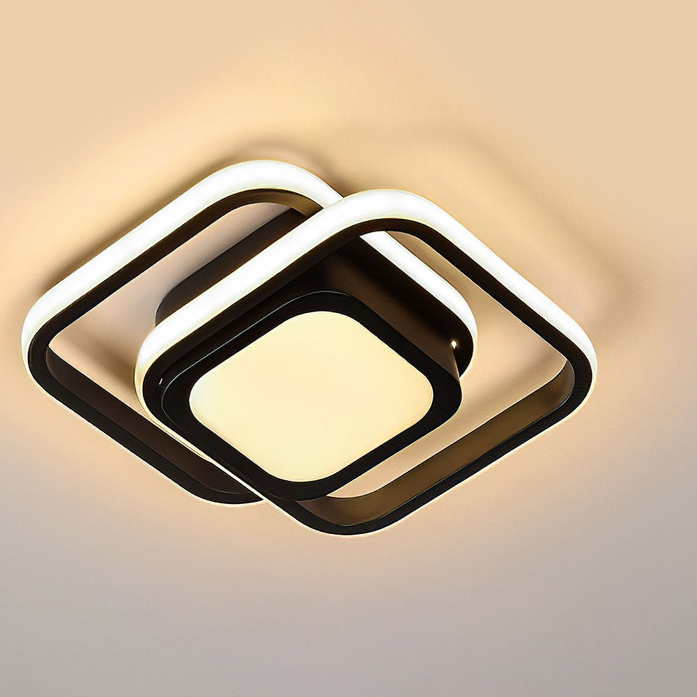Minimalist Double Ring LED Ceiling Lamp