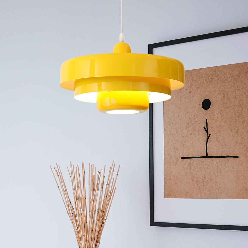 Mid Century Bauhaus Iron Pendant Lamp