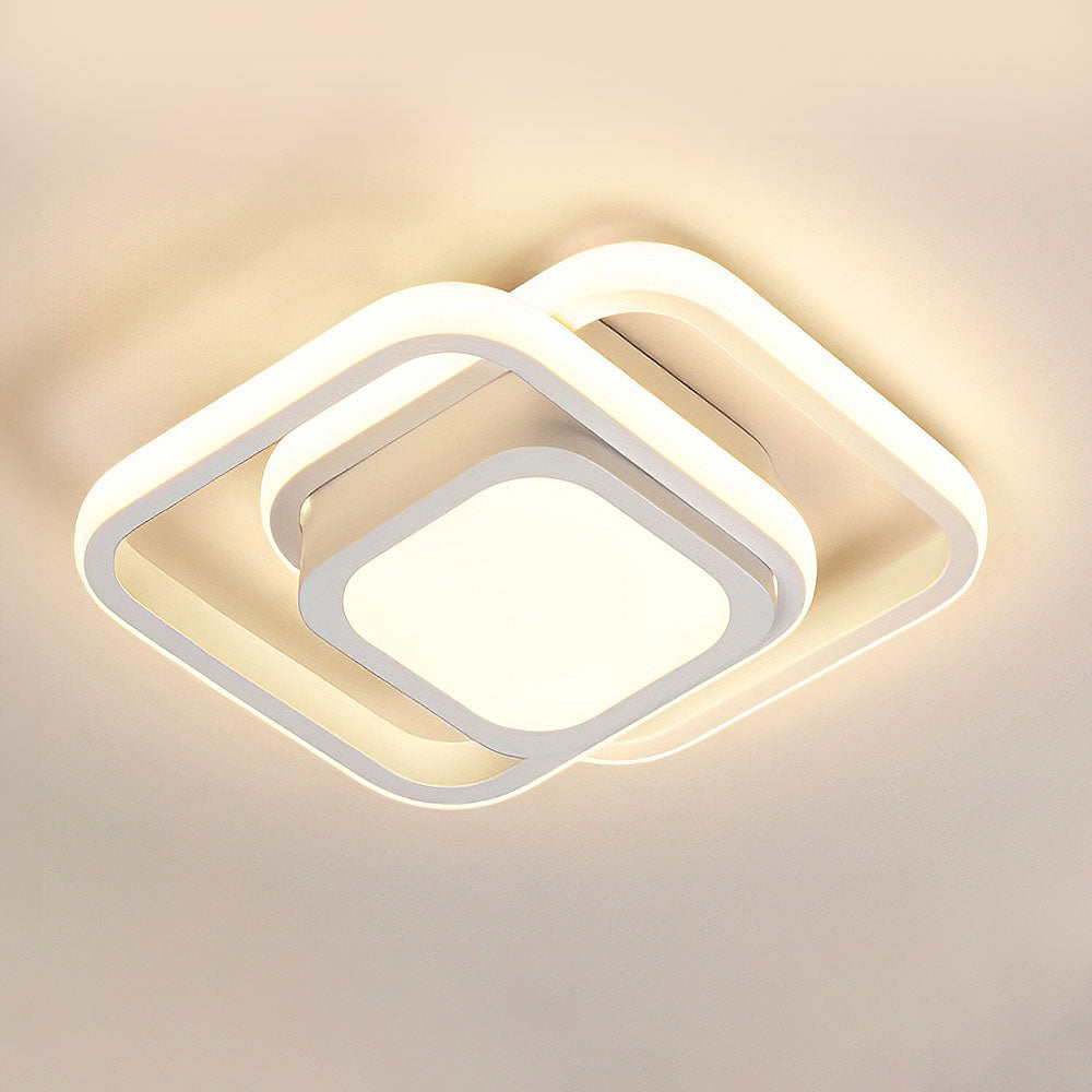 Minimalist Double Ring LED Ceiling Lamp