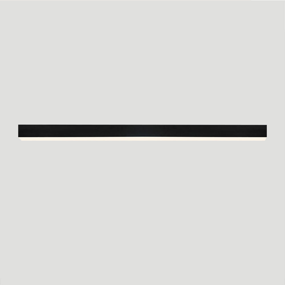 Black Sleek Long Strip Aluminum LED Ceiling Light