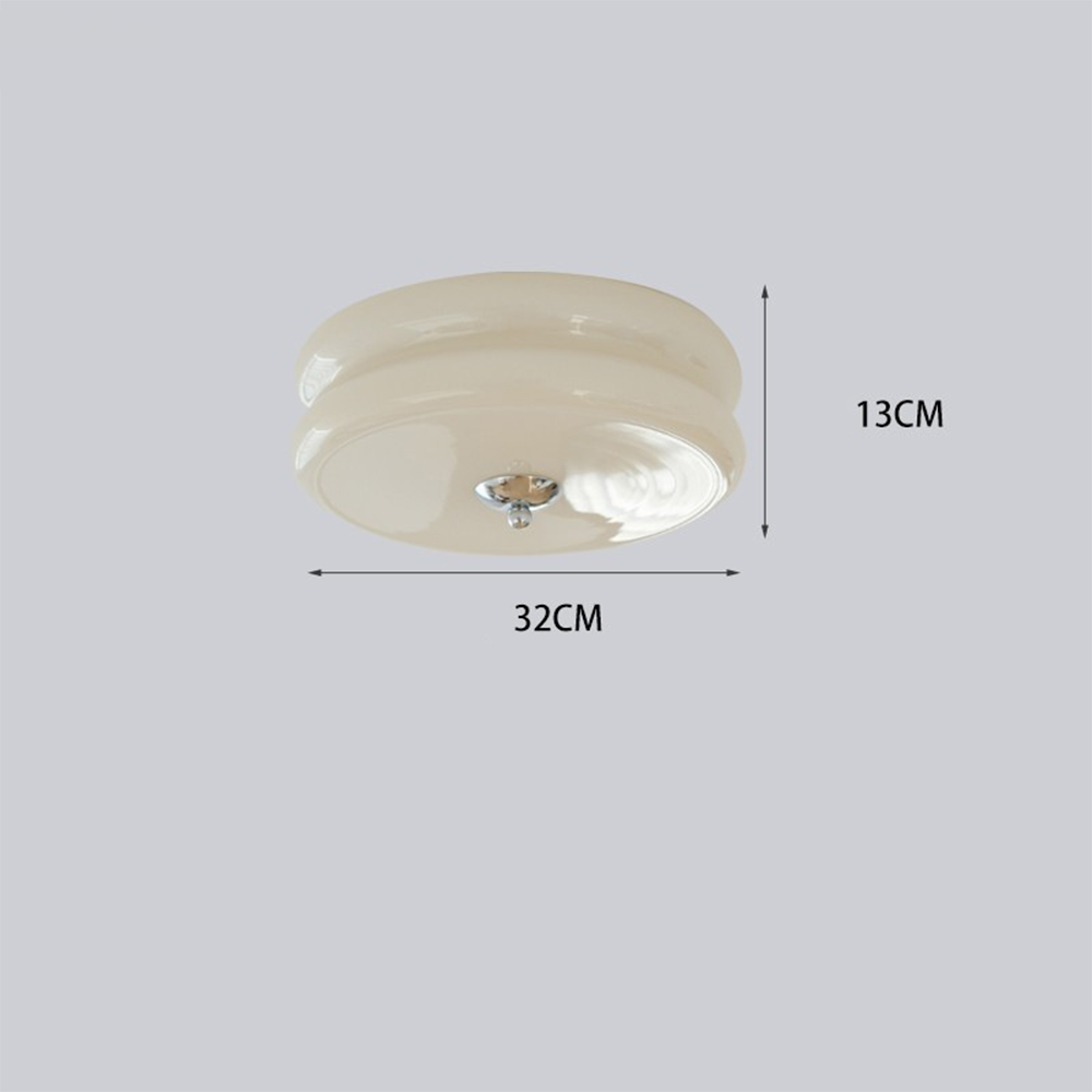 Art Deco Cream Cake Ceiling Light