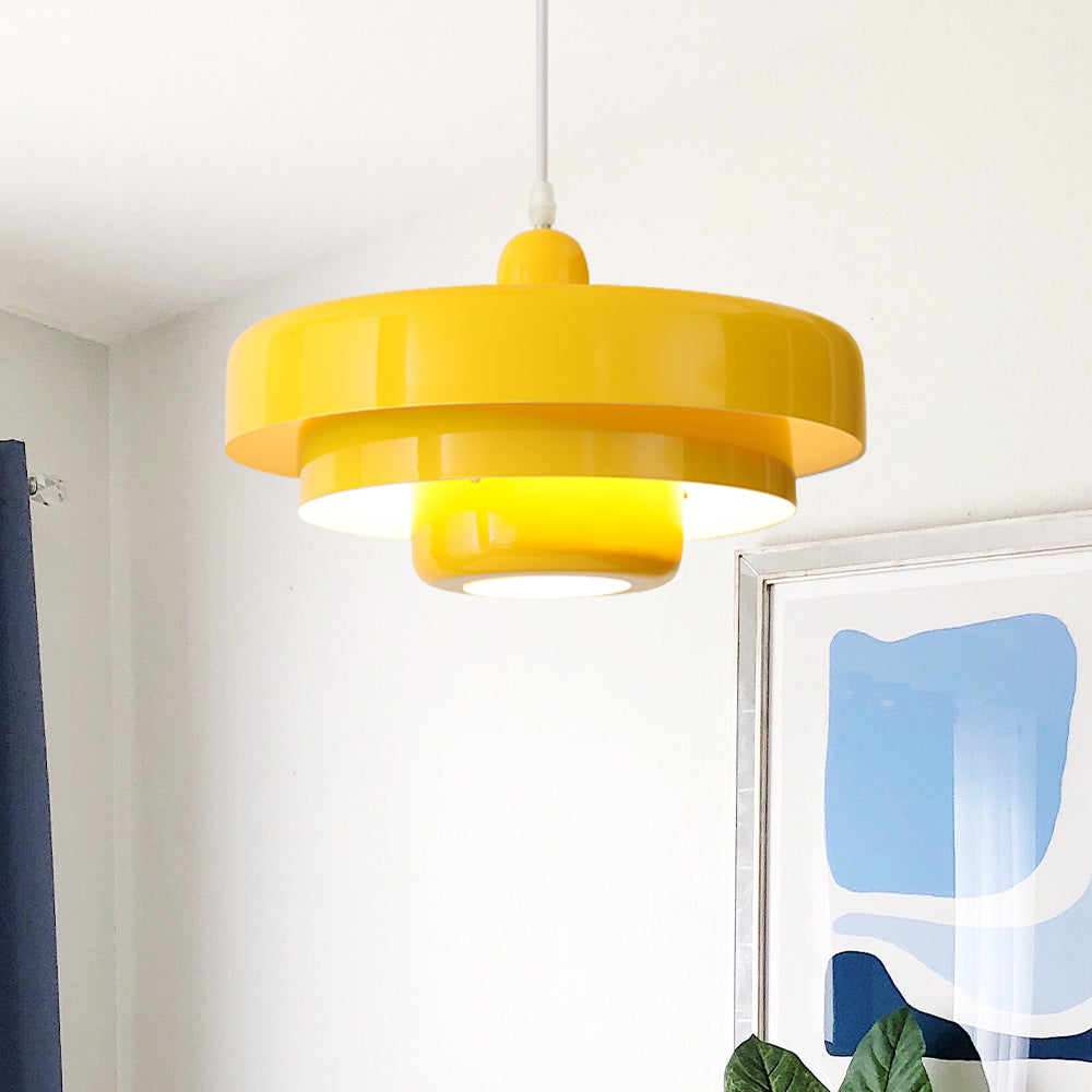 Mid Century Bauhaus Iron Pendant Lamp