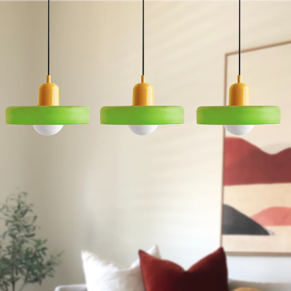3 Heads Modern Art Decor Glass Pendant Light