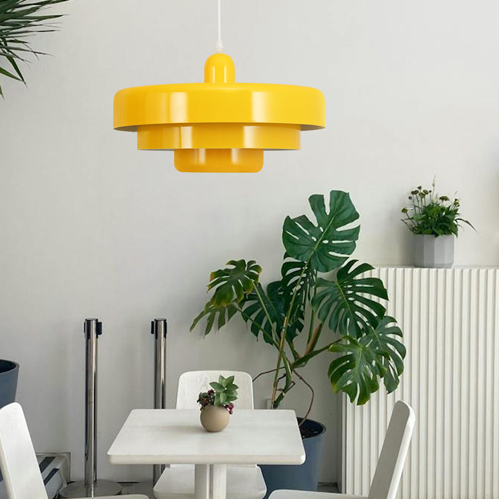 Mid Century Bauhaus Iron Pendant Lamp