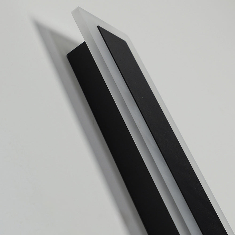 Modern Minimalist Black Outdoor LED Wall Light IP65