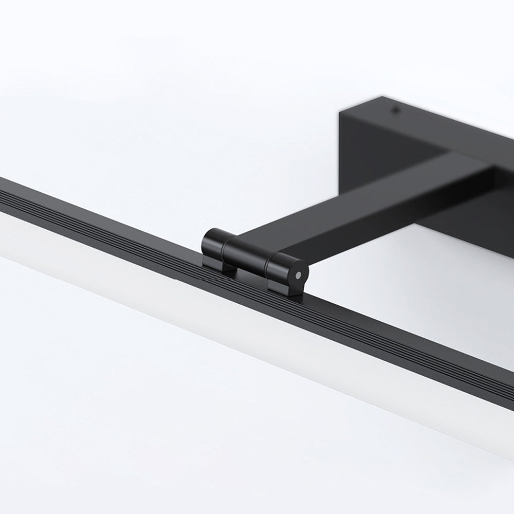 Black Contemporary LED Mirror Bathroom Wall Light