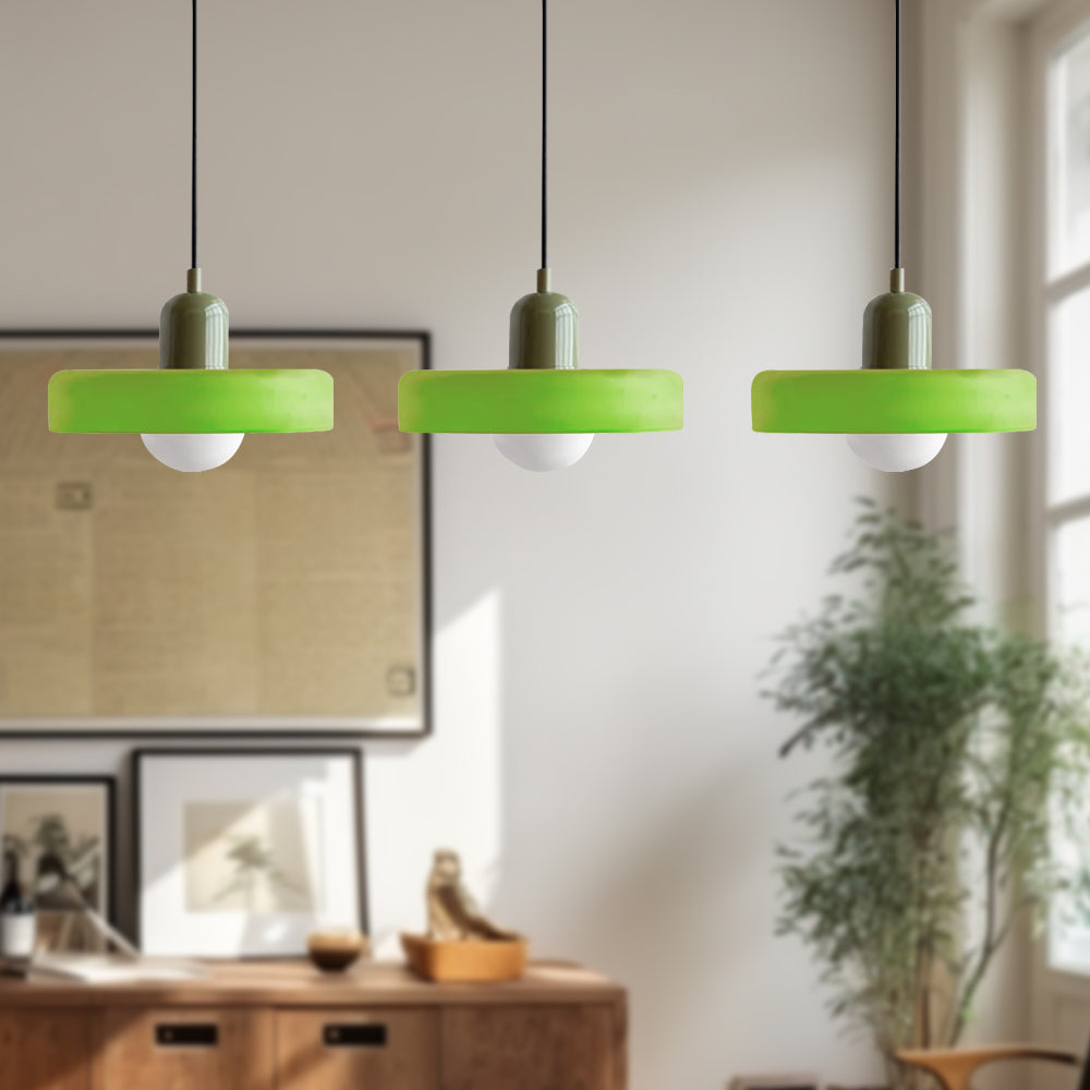 3 Heads Modern Art Decor Glass Pendant Light