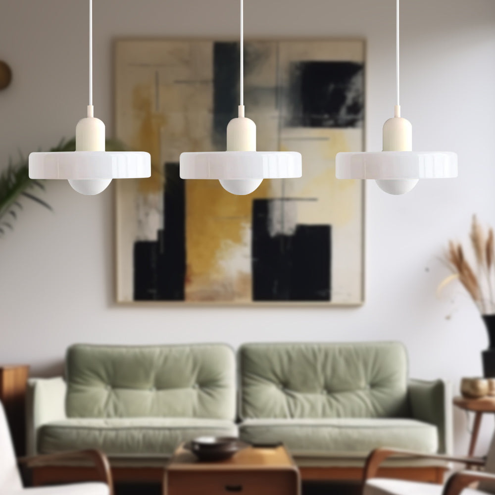 3 Heads Modern Art Decor Glass Pendant Light