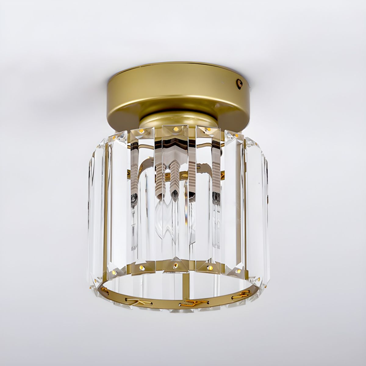 Modern 1-Light Hallway Flush Mount Ceiling Light