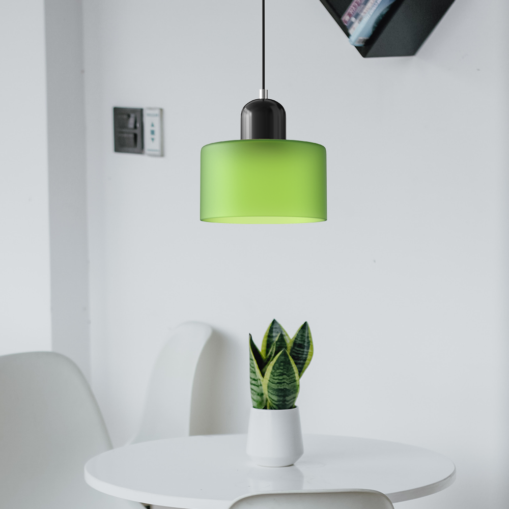 Bauhaus Small Glass Art Pendant Light