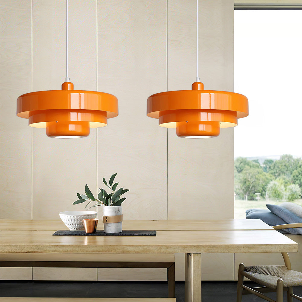 Mid Century Bauhaus Iron Pendant Lamp