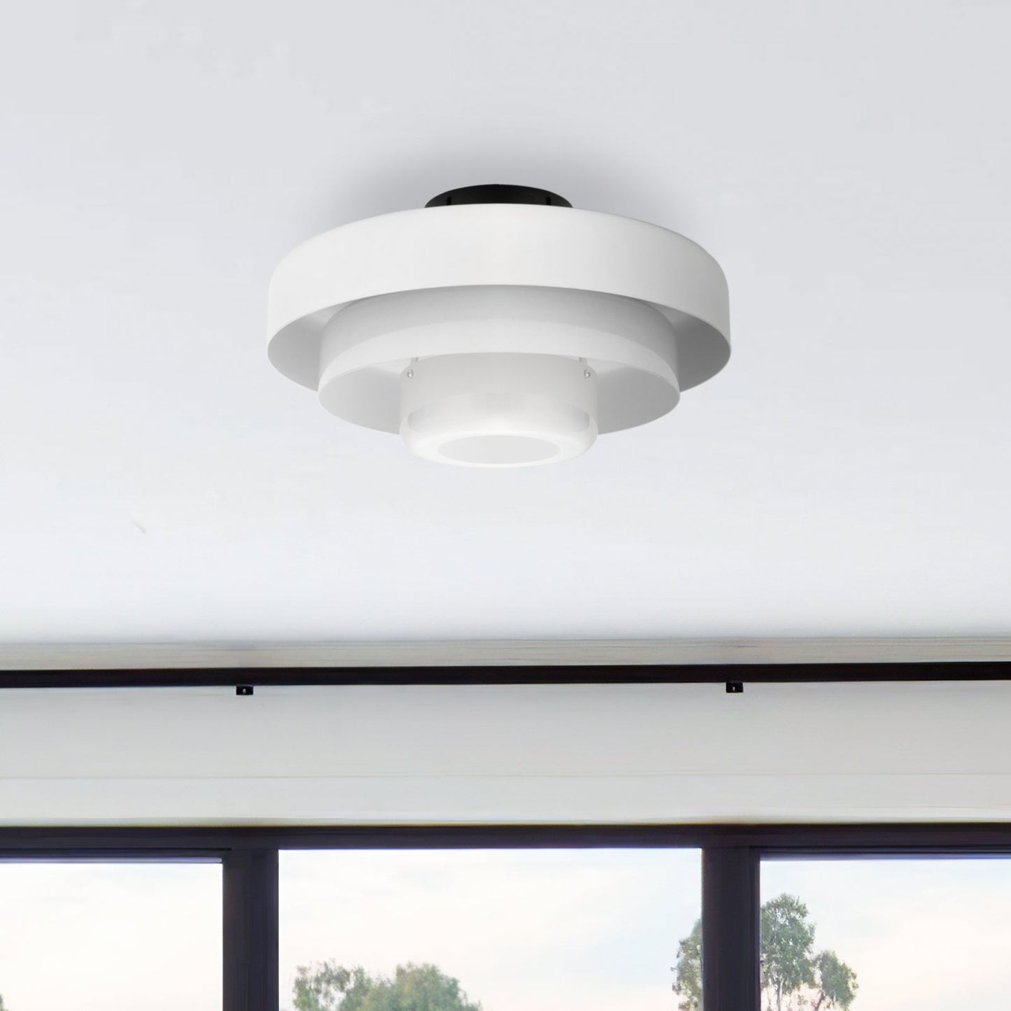 Iron Mid-Century Ceiling Lights