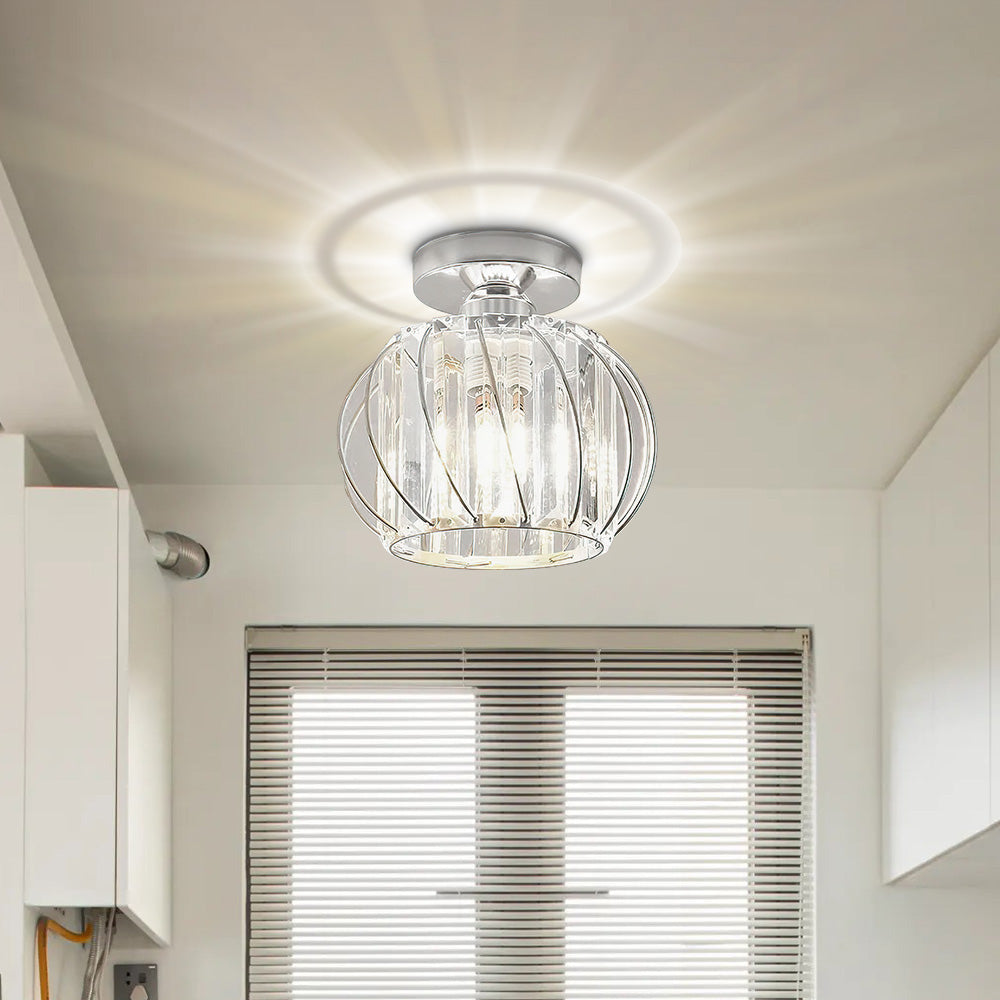 Nordic Luxury Glass Hallway Ceiling Light