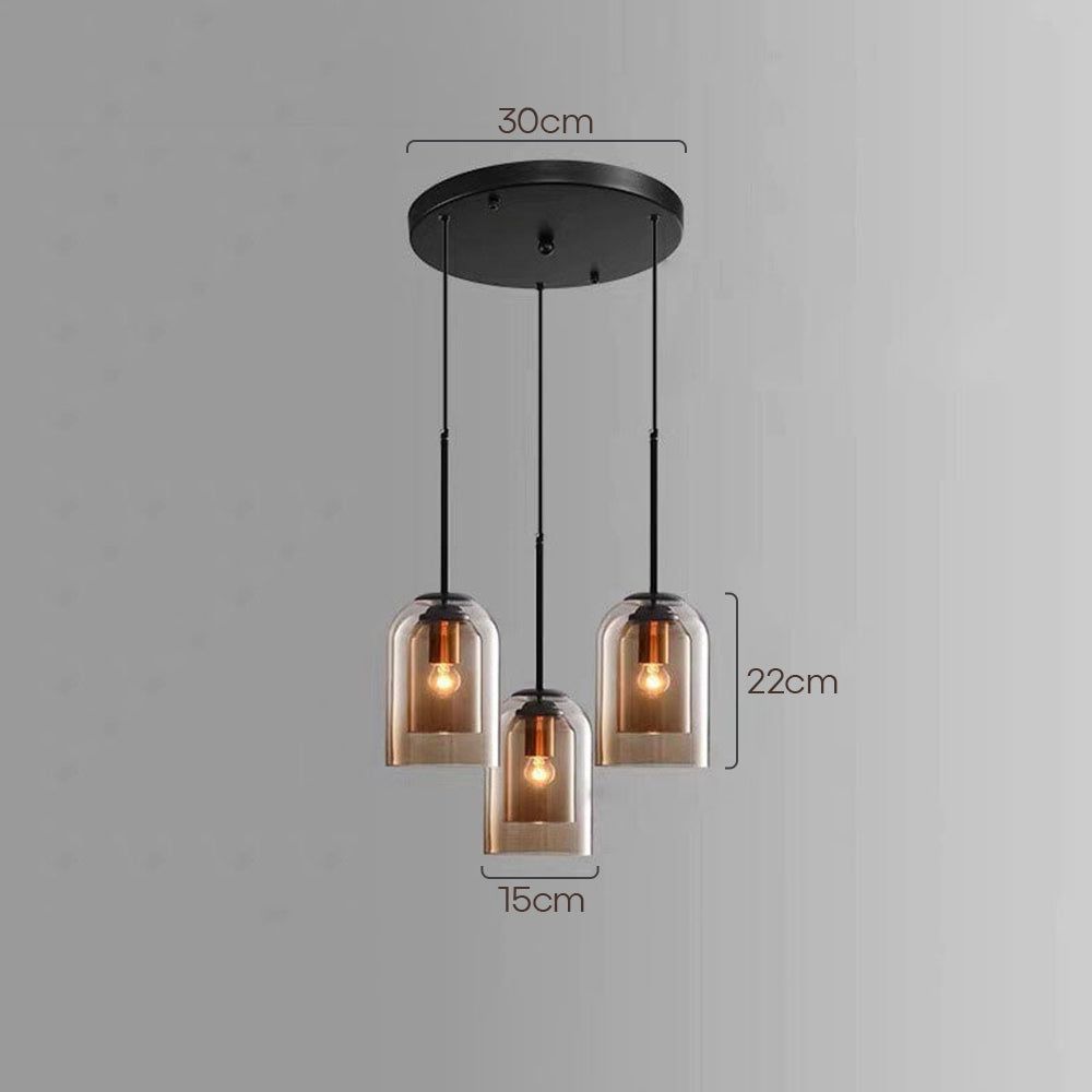 Double Layer Minimalist Small Pendant Light For Dining Room