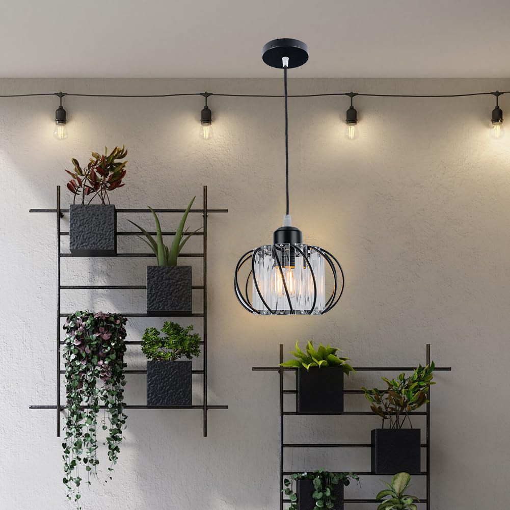 Nordic Simple Globular Glass Hallway Pendant Light