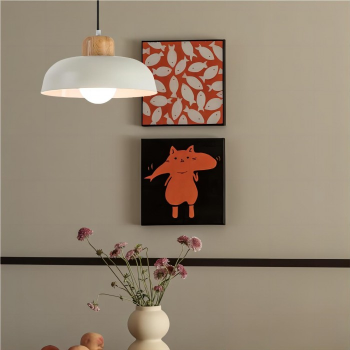 Nordic Wooden Creative Pendant Lamp