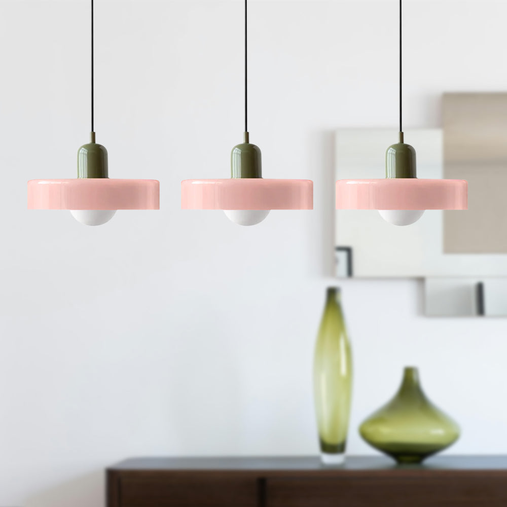 3 Heads Modern Art Decor Glass Pendant Light