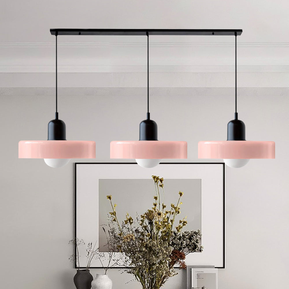 3 Heads Modern Art Decor Glass Pendant Light