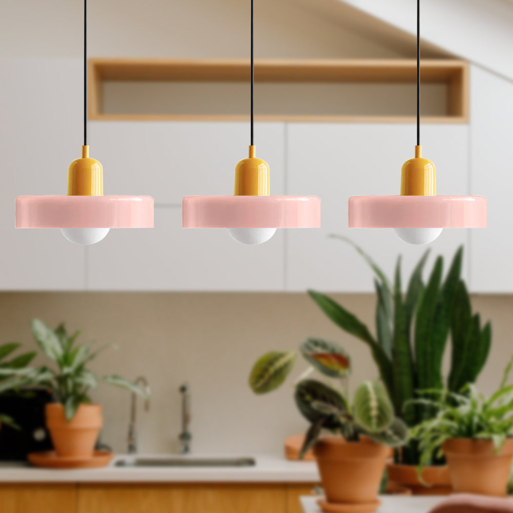 3 Heads Modern Art Decor Glass Pendant Light