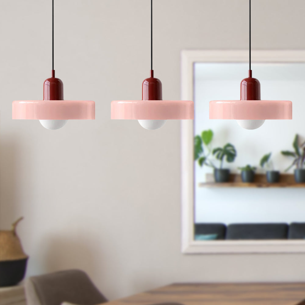 3 Heads Modern Art Decor Glass Pendant Light