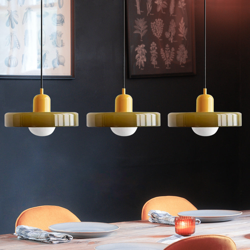 3 Heads Modern Art Decor Glass Pendant Light