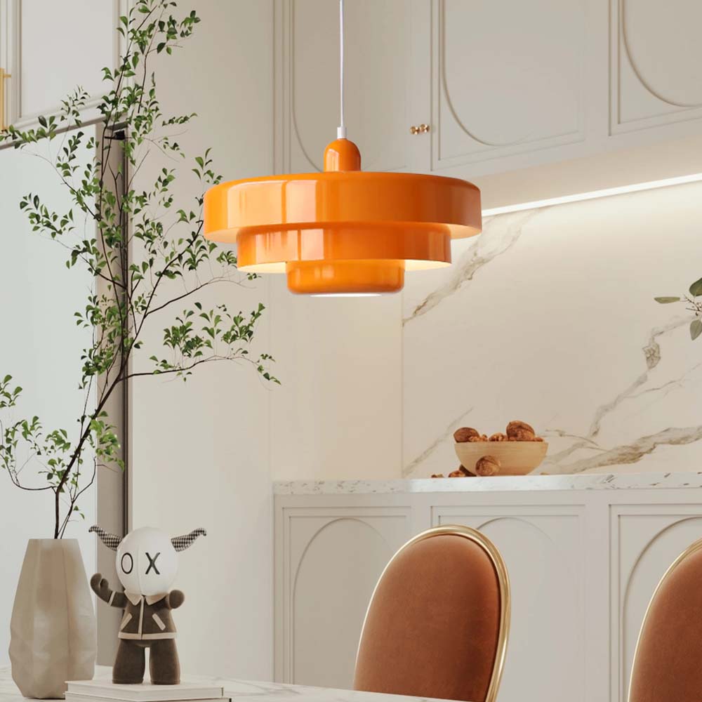 Mid Century Bauhaus Iron Pendant Lamp