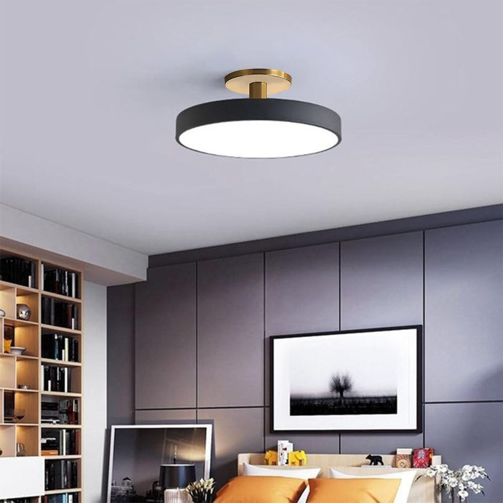 Minimalist Round Flush Mount LED Ceiling Light