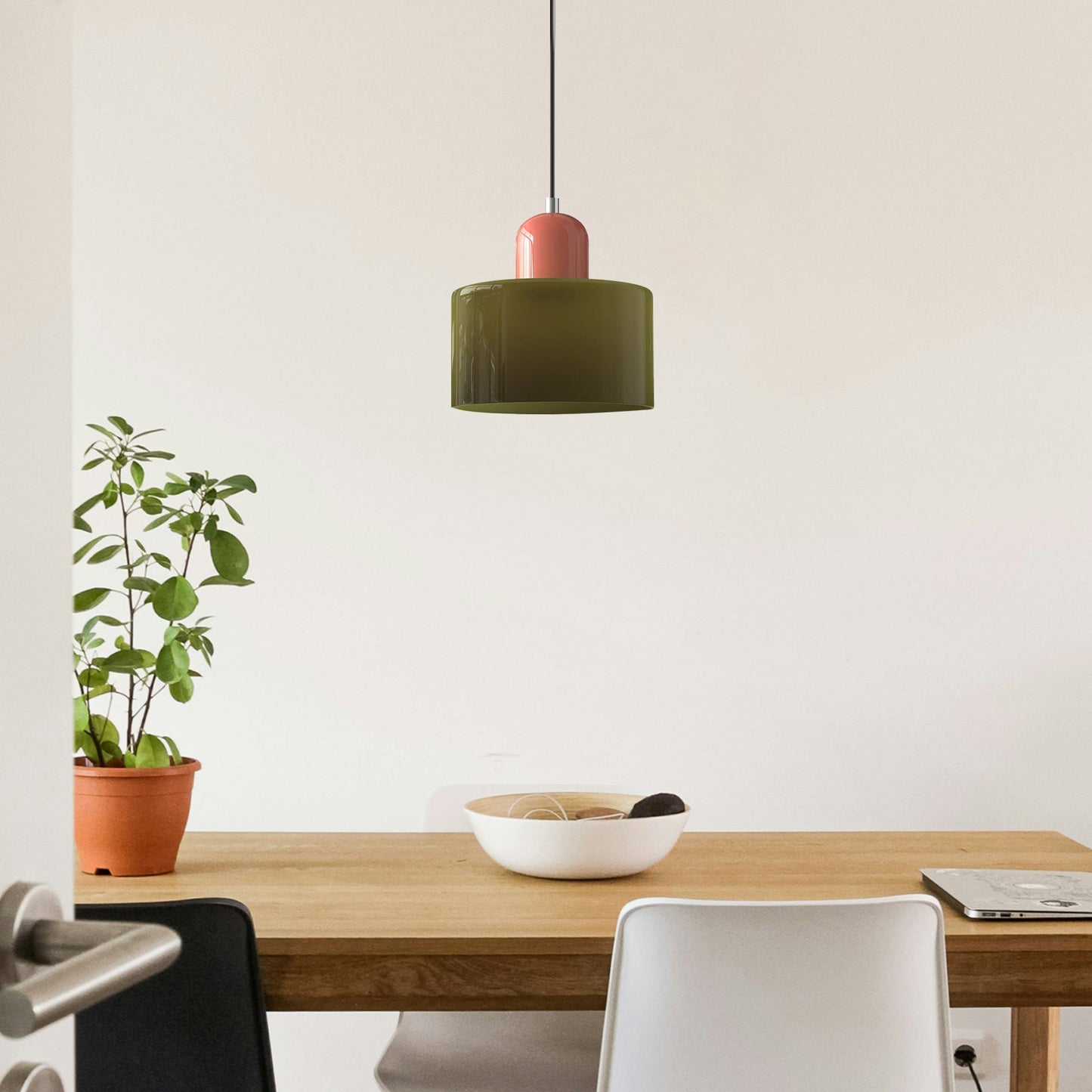 Bauhaus Small Glass Art Pendant Light