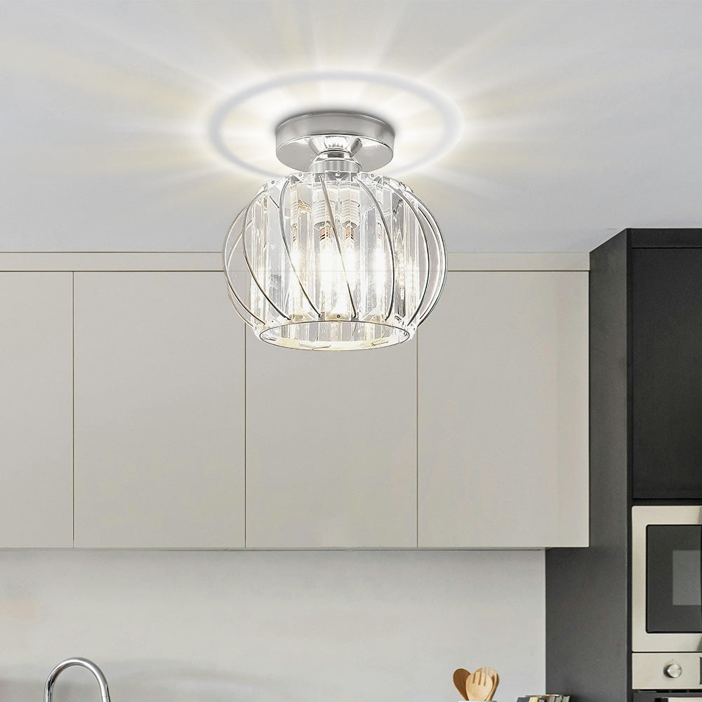 Nordic Luxury Glass Hallway Ceiling Light