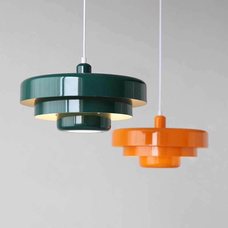 Mid Century Bauhaus Iron Pendant Lamp