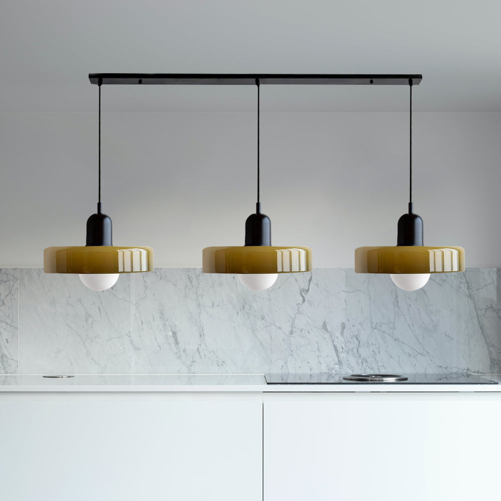 3 Heads Modern Art Decor Glass Pendant Light